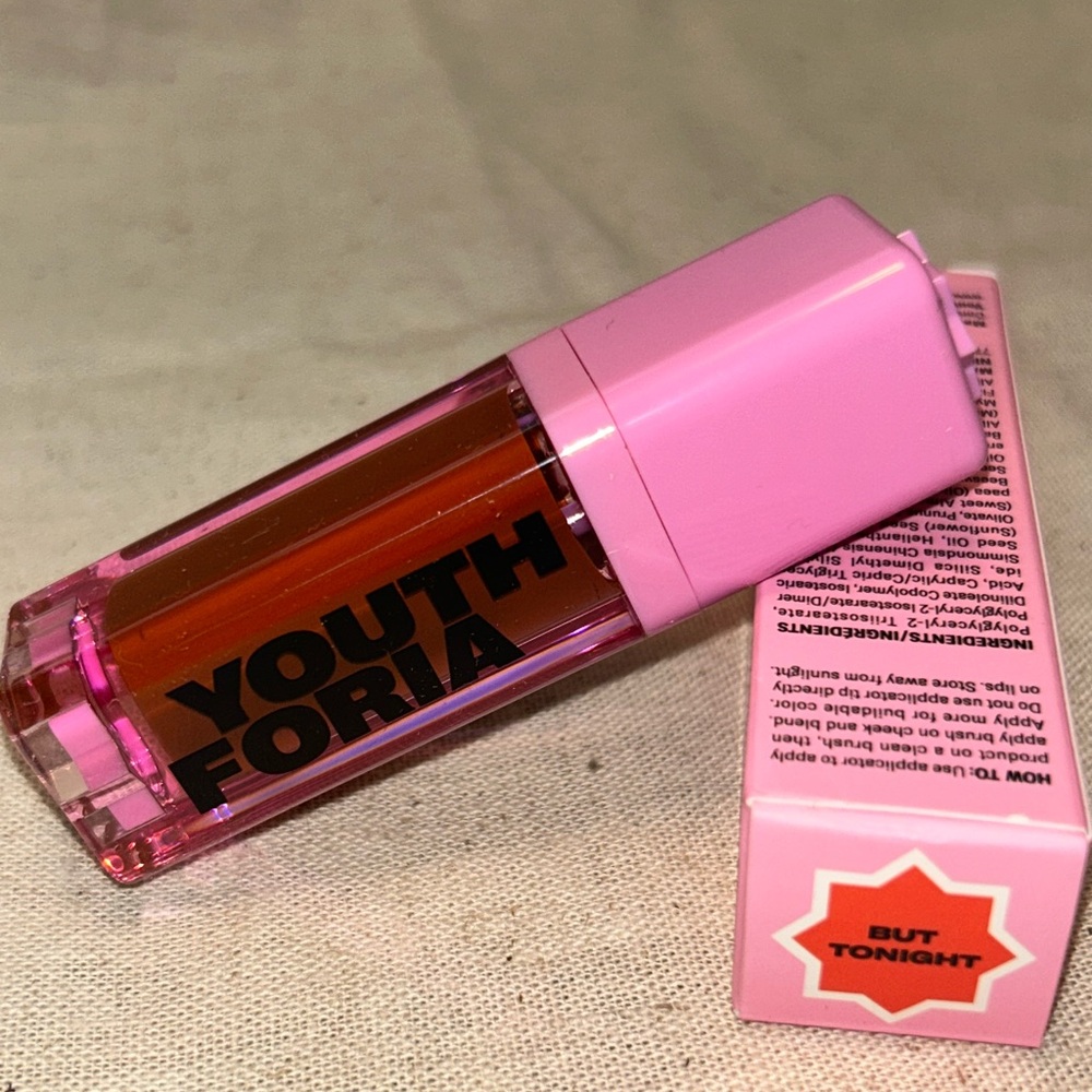 Youth Foria colored blush oil shade, “But Tonight.”